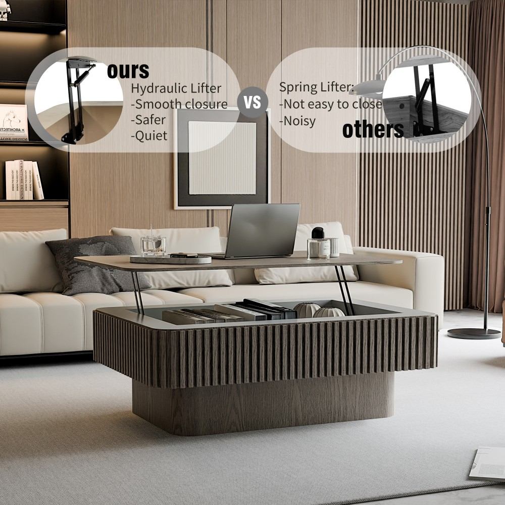 Coolbibila MIA-COFFEE-GRAY Coffee-Tables - View #5
