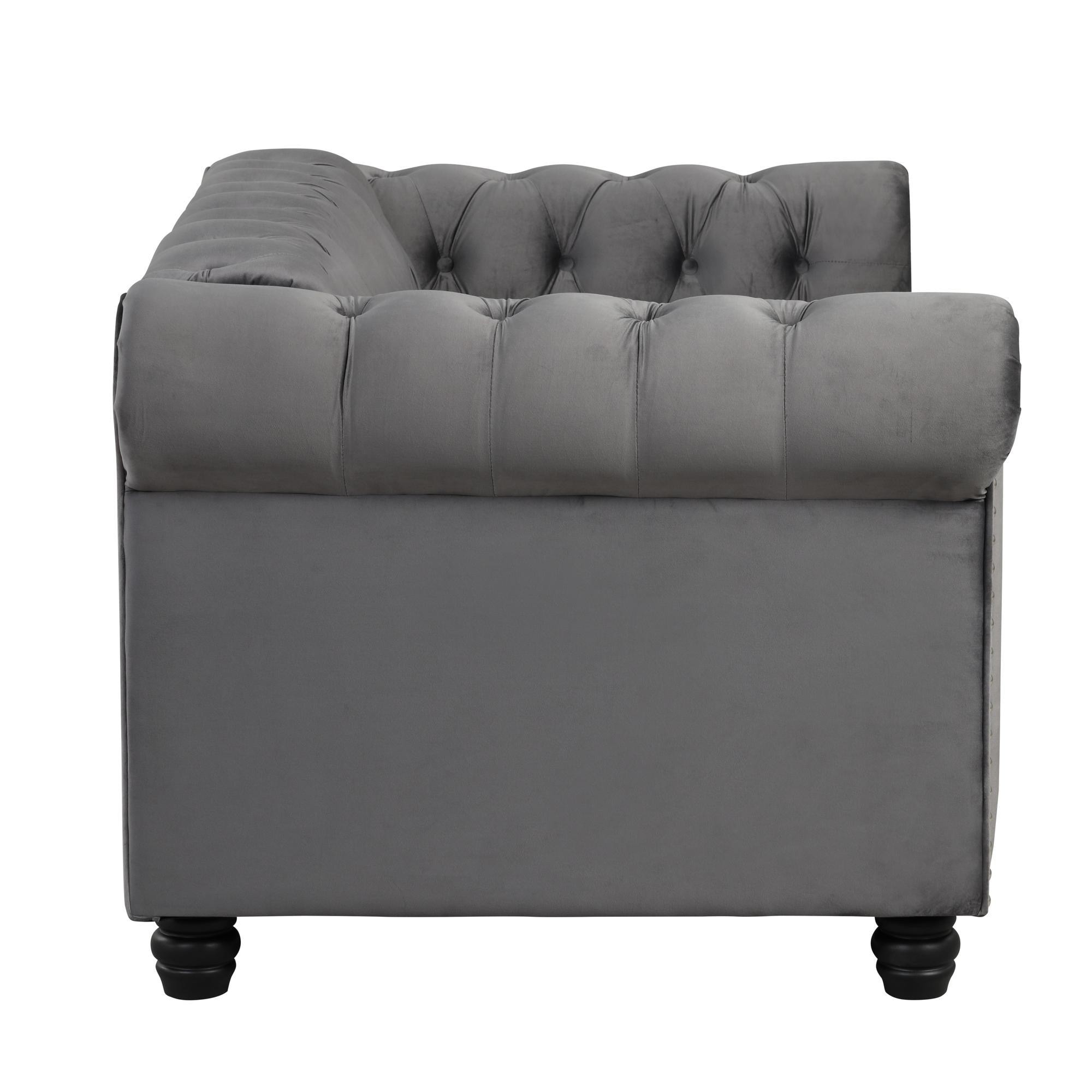 FARATI 8705-GREY-2 Sofas-Loveseats - View #4