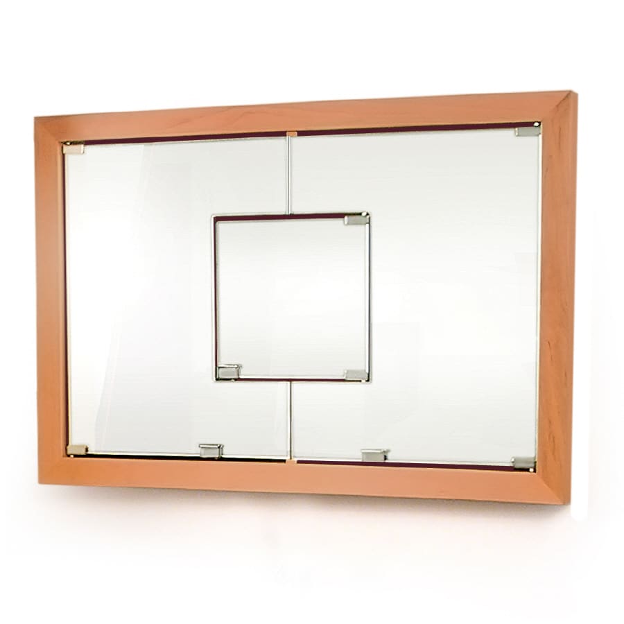 D'Vontz MDVMF-OK 23-Inches x 25.875-Inches Recessed Mount Maple Mirrored Rectangle