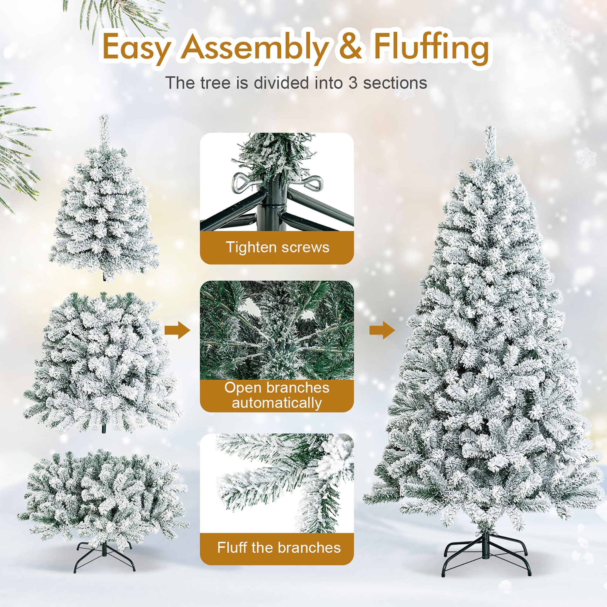 Forclover ALHY-067CM Artificial-Christmas-Trees - View #7