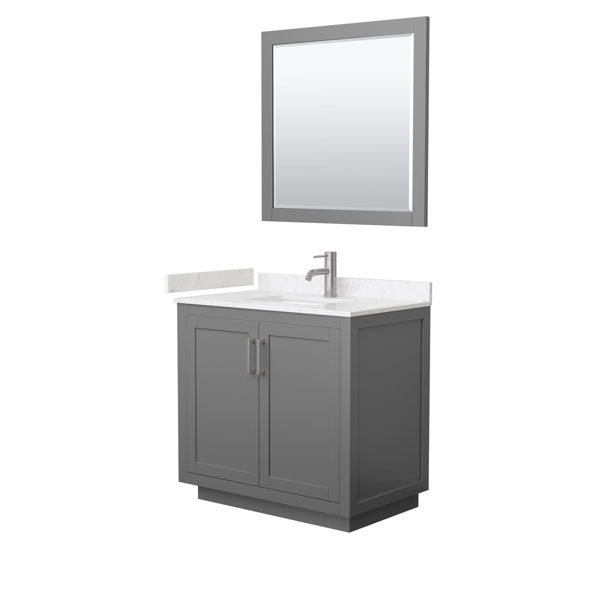 Wyndham Collection WCF292936SKGC2UNSM34 Bath-Vanity-Combo - View #2