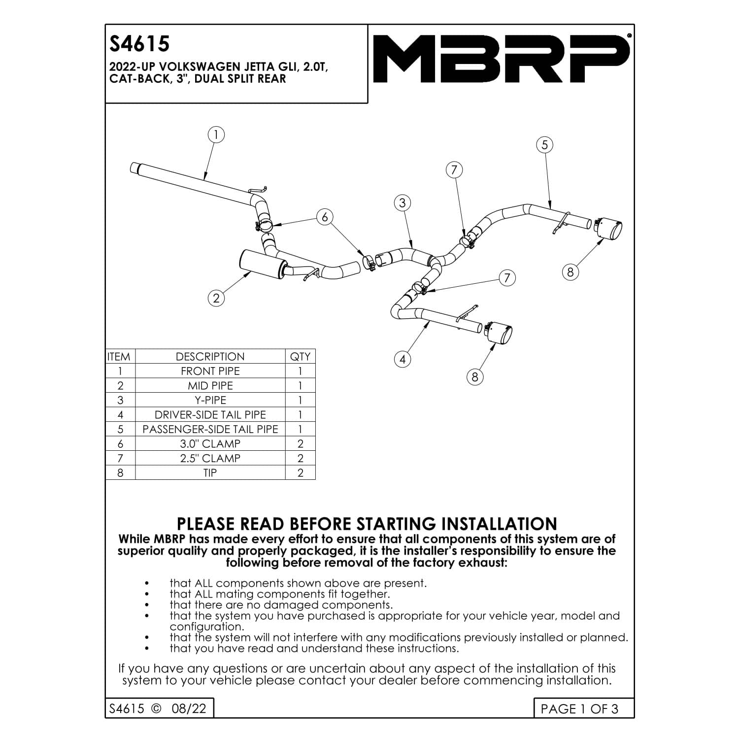 MBRP S46153CF Exterior-Car-Acc - View #2
