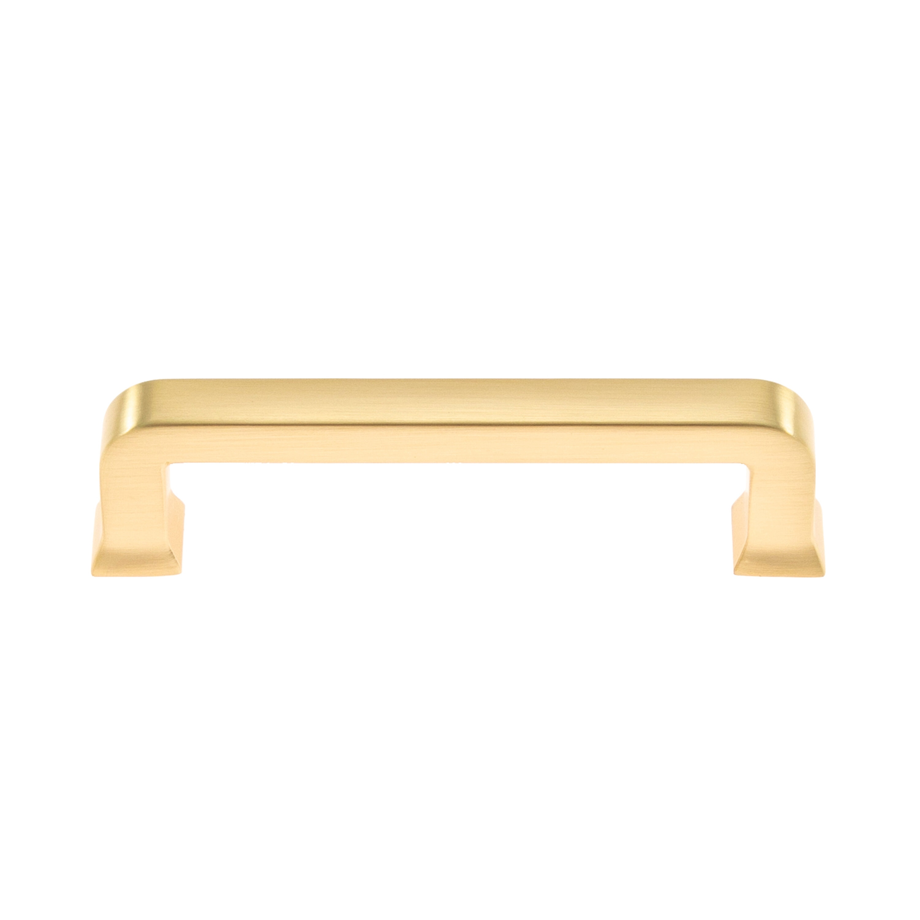 Utopia Alley HW400BB HW400XX Brushed Brass Rectangular Classic Cabinet Knob