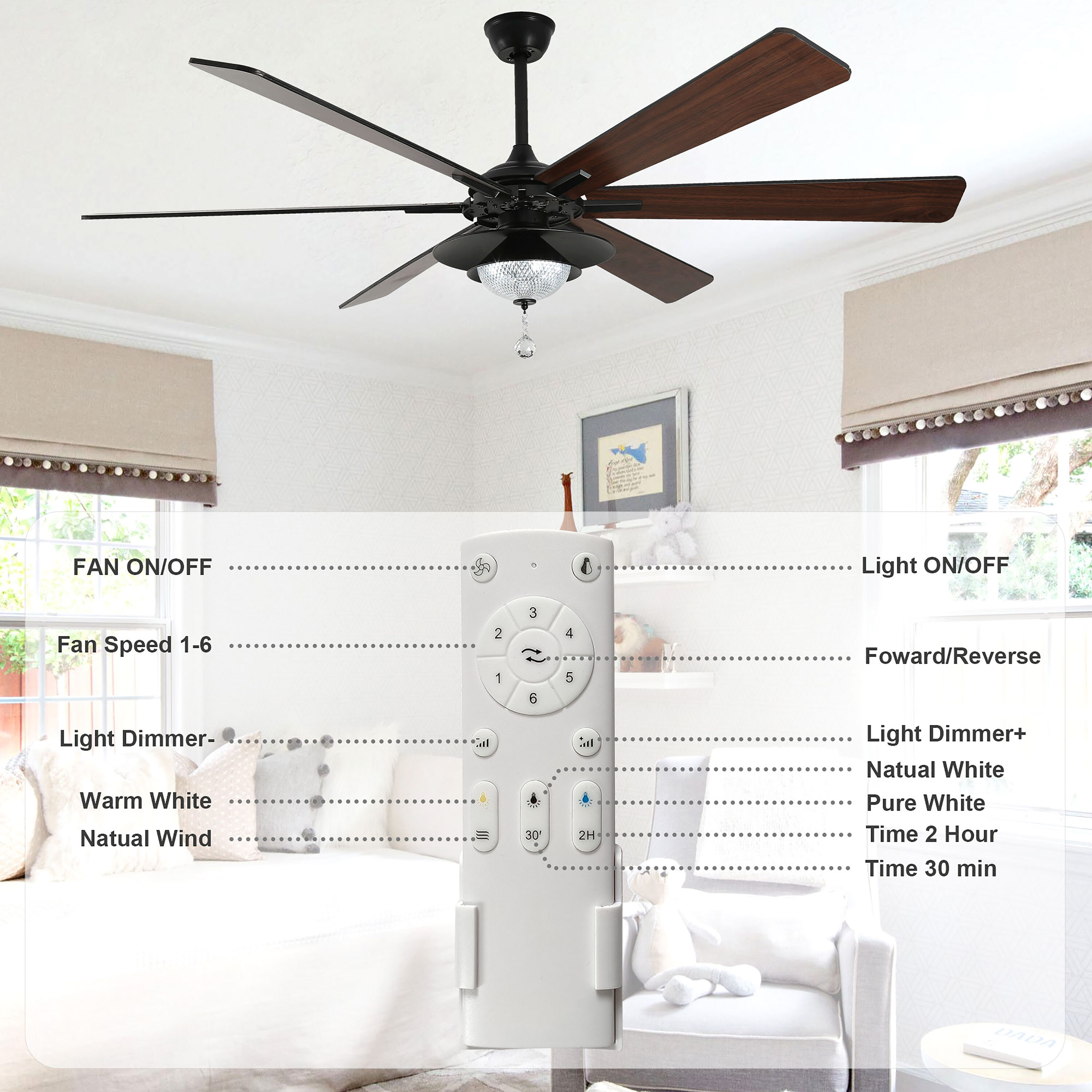 Cusp Barn CS72DC04B Ceiling-Fans - View #7
