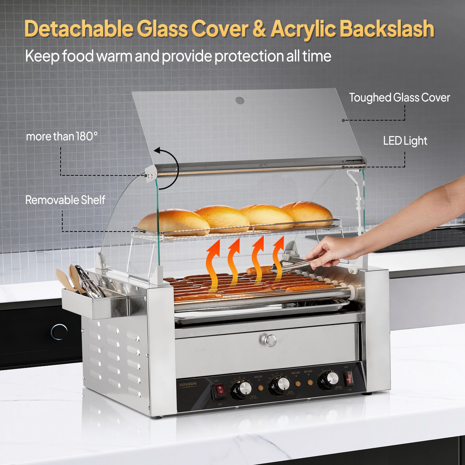 ROVSUN LS-G66000182 Hot-Dog-Cookers - View #5