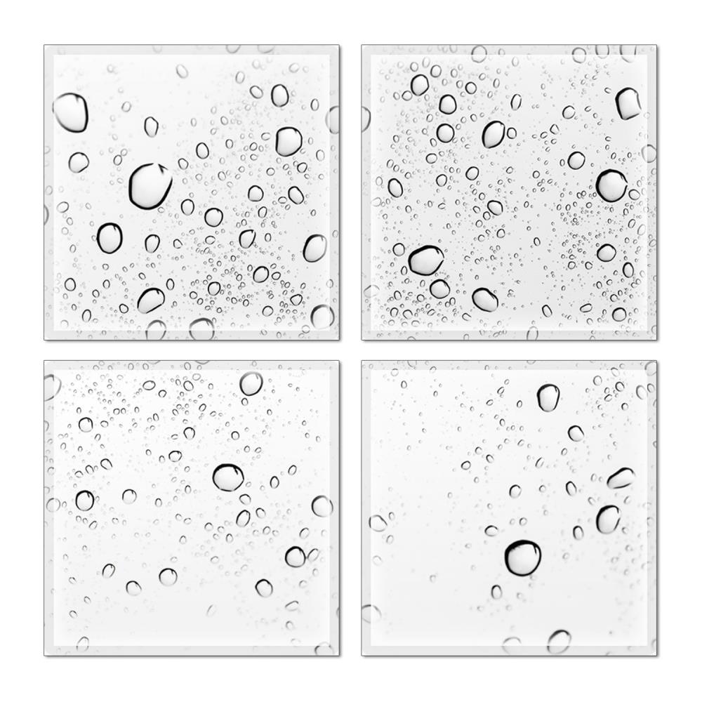 Instant Mosaic 1470103 Upscale Designs 32-Pack Multicolor 6-in x 6-in Glossy Glass Random Wall Tile