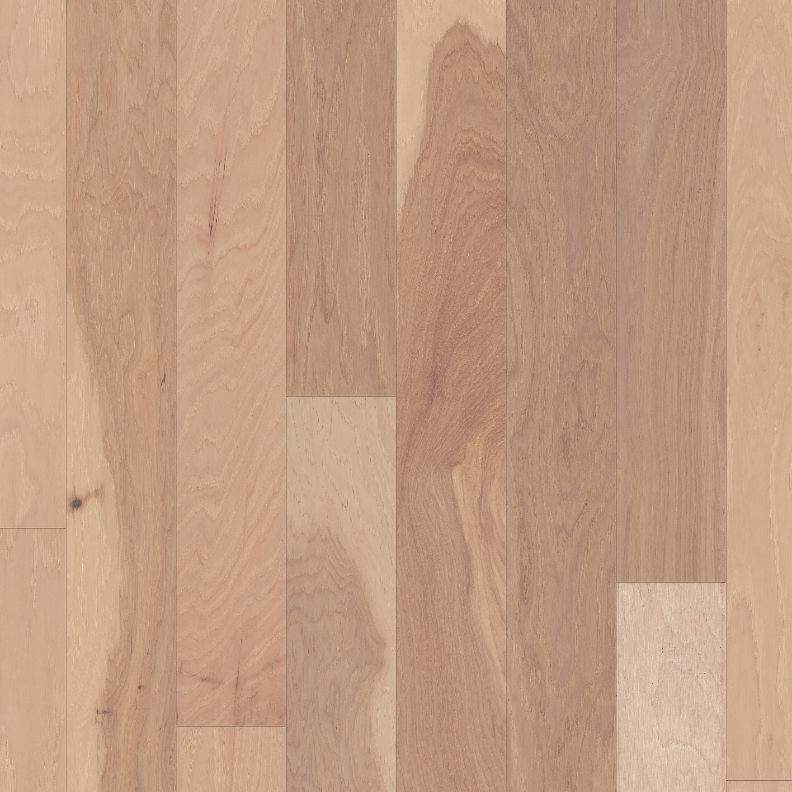 Shaw LX77001032 Tucker Creek Smooth/Traditional Forest Hickory 5-in W x 1/2-in T x Varying Length Smooth/Traditional Water Resistant Engineered Hardwood Flooring ( 19.72-sq ft / Carton )