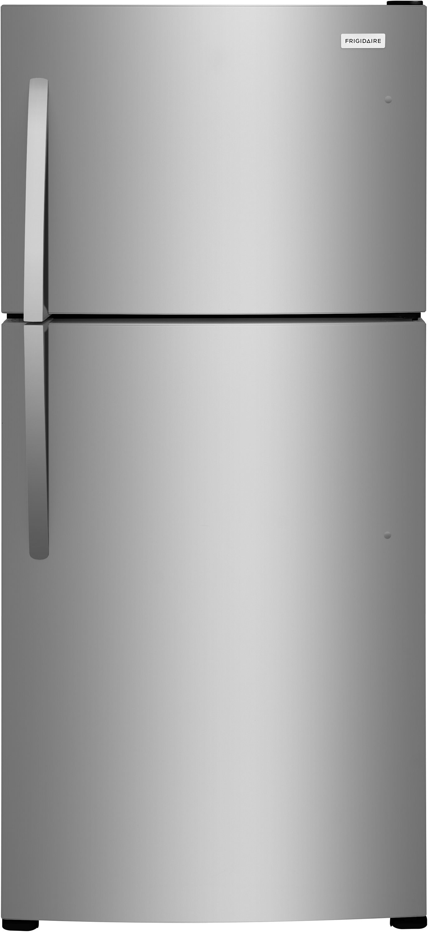 Frigidaire 20-cu ft Top-Freezer Refrigerator (Stainless Steel) Garage Ready ENERGY STAR