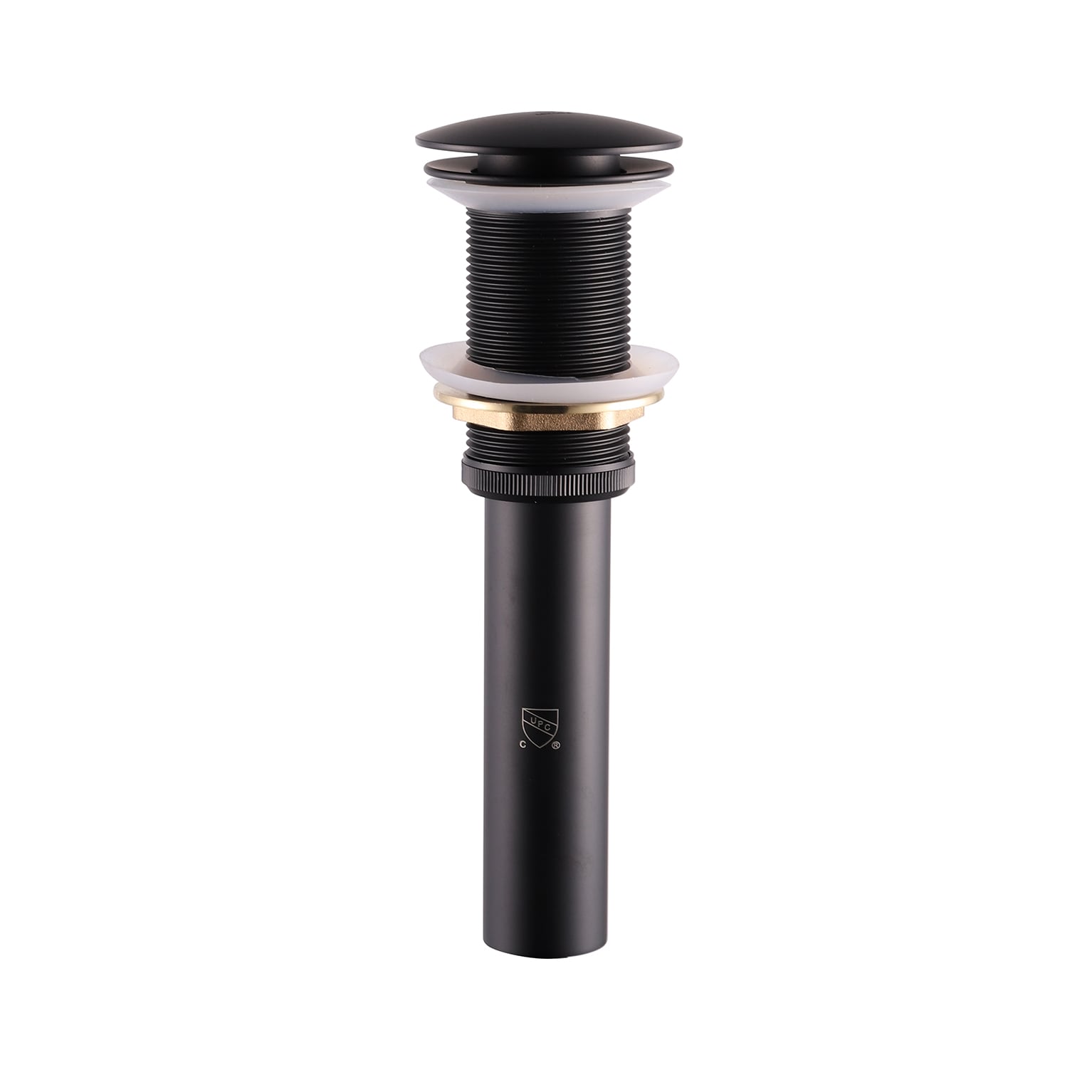 Lexora LP12011MB Scarico Matte Black Bathroom Sink pop up drain