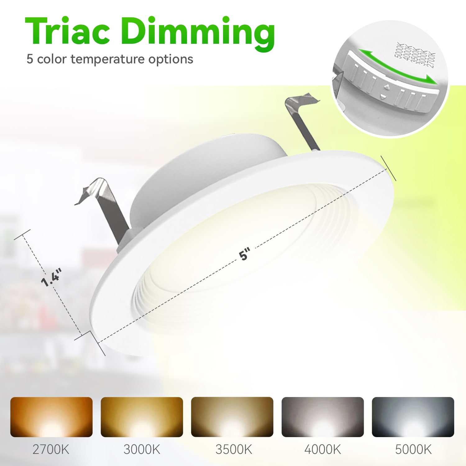 LED One LOC-4RDL-7WMCCT-50 Led-Retrofit-Downlight - View #5