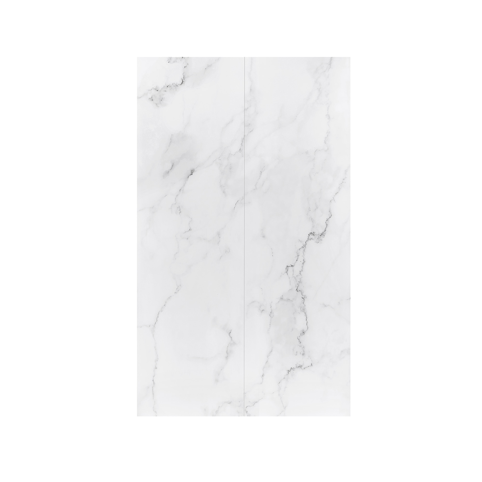 OVE Decors Arroyo 48-in x 80-in Marble 4-Piece Alcove Shower Back