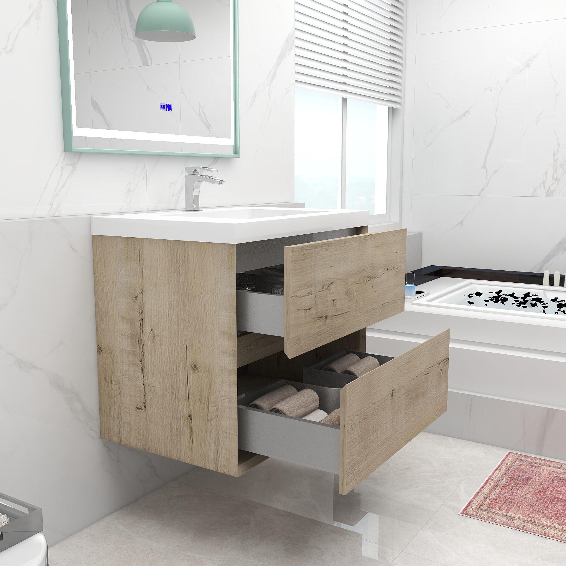 BV Better Vanity SLIM30-WO Bath-Vanity-Combo - View #7