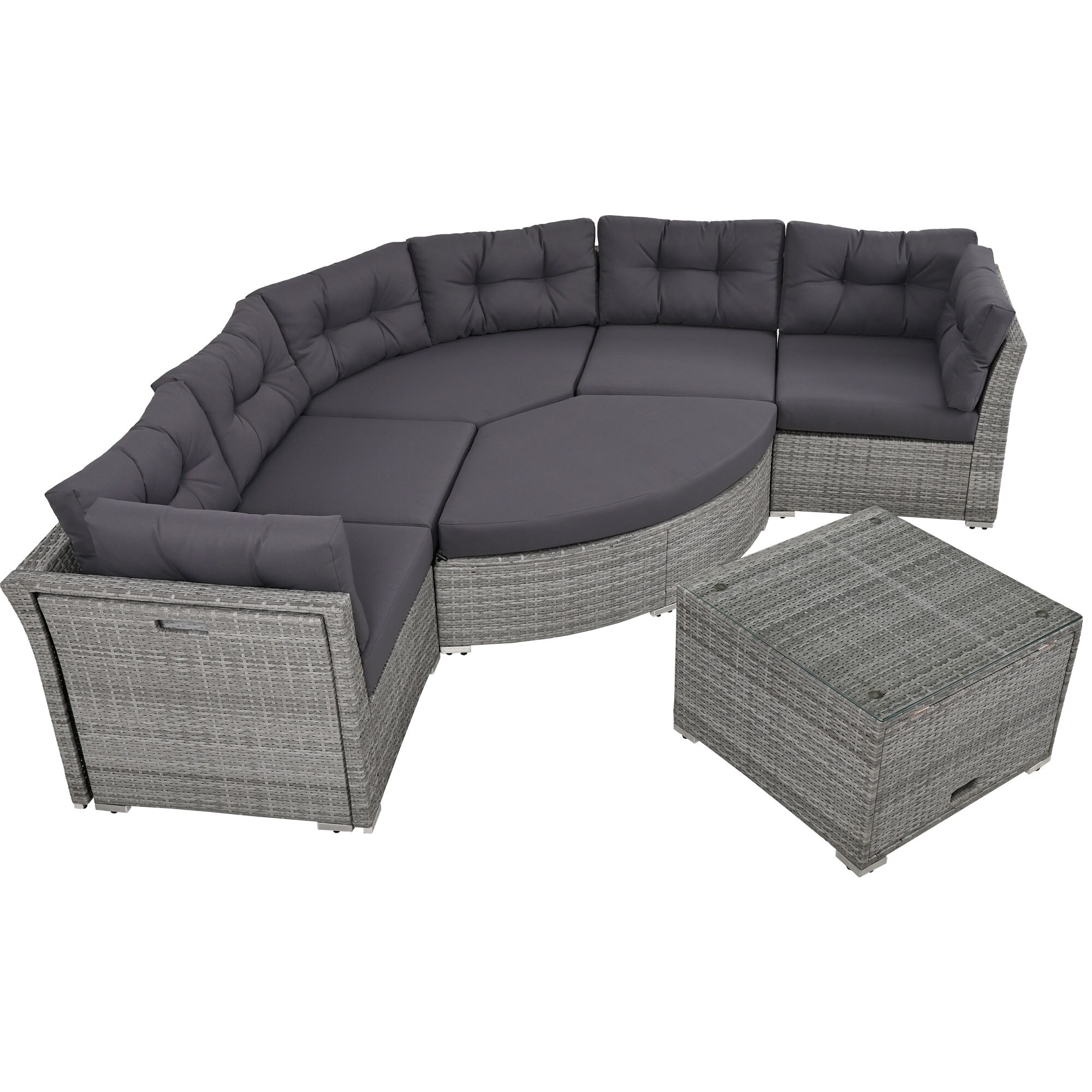 SINOFURN SYA710028GY Patio-Sofas-Daybeds - View #4