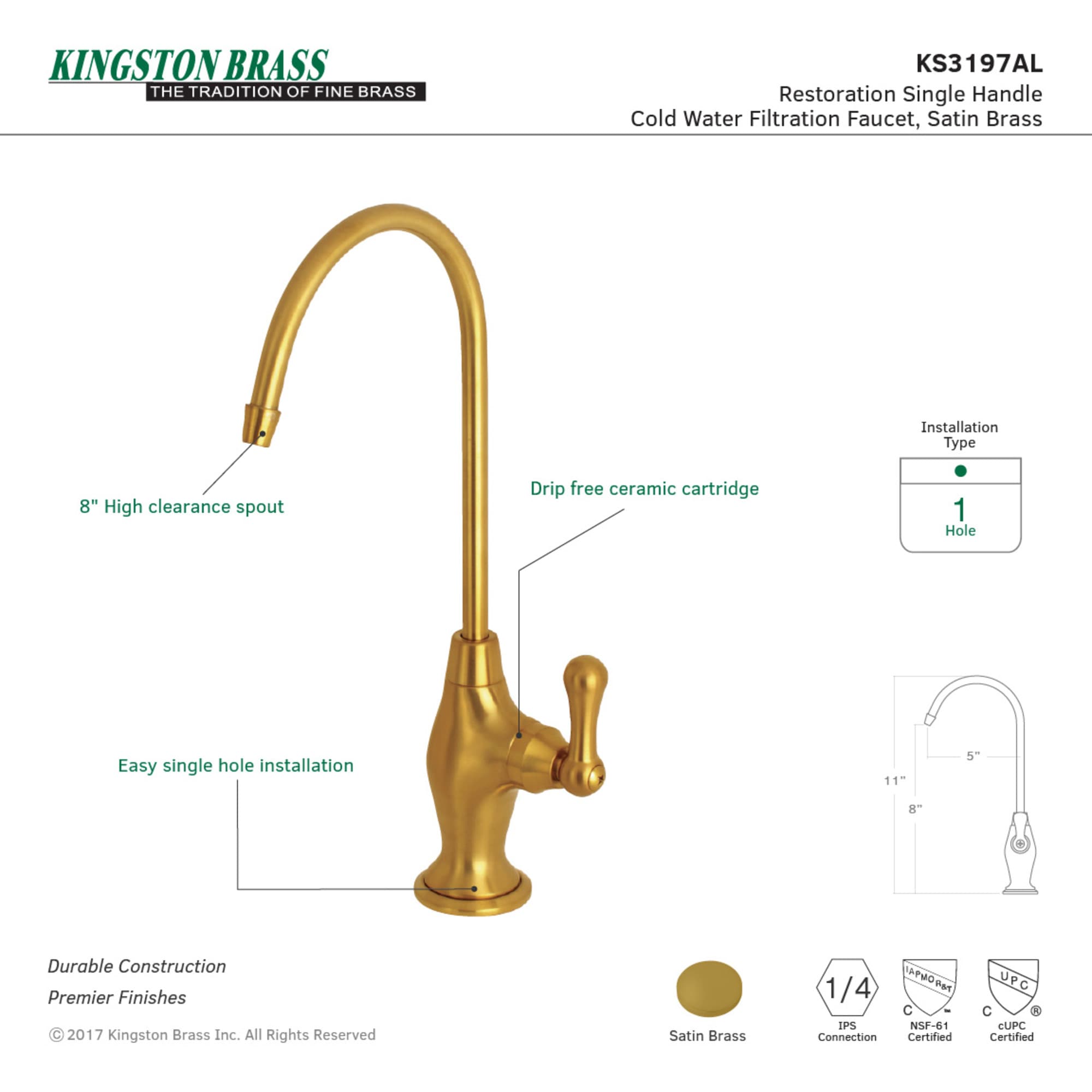 Kingston Brass WLKS3197AL Kitchen-Faucets - View #2