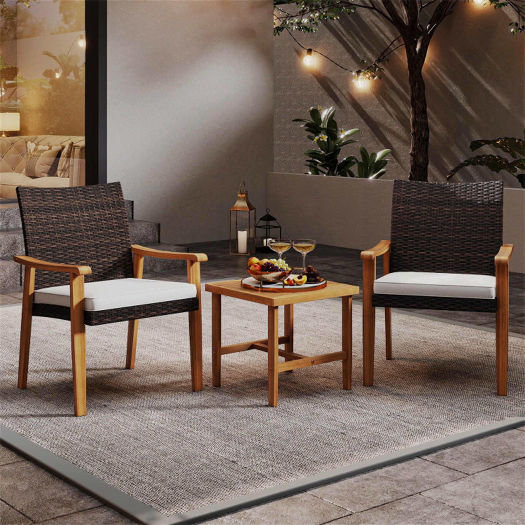 BABOOM BOM-74932WH-CO Patio-Conversation-Sets - View #4