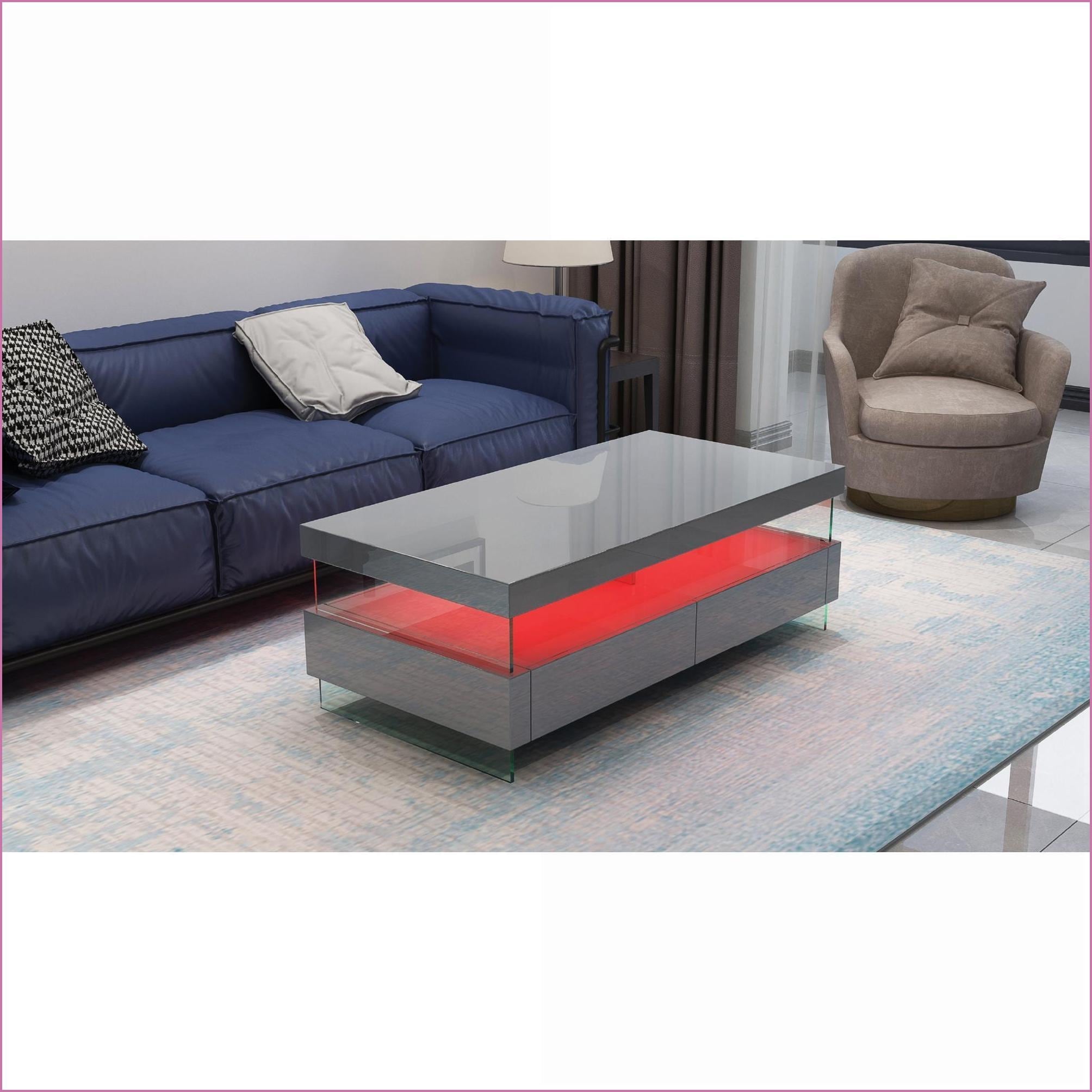 Photo inspiration: Fresh Look at Watnature Gray High Gloss Coffee Table For Living Room With