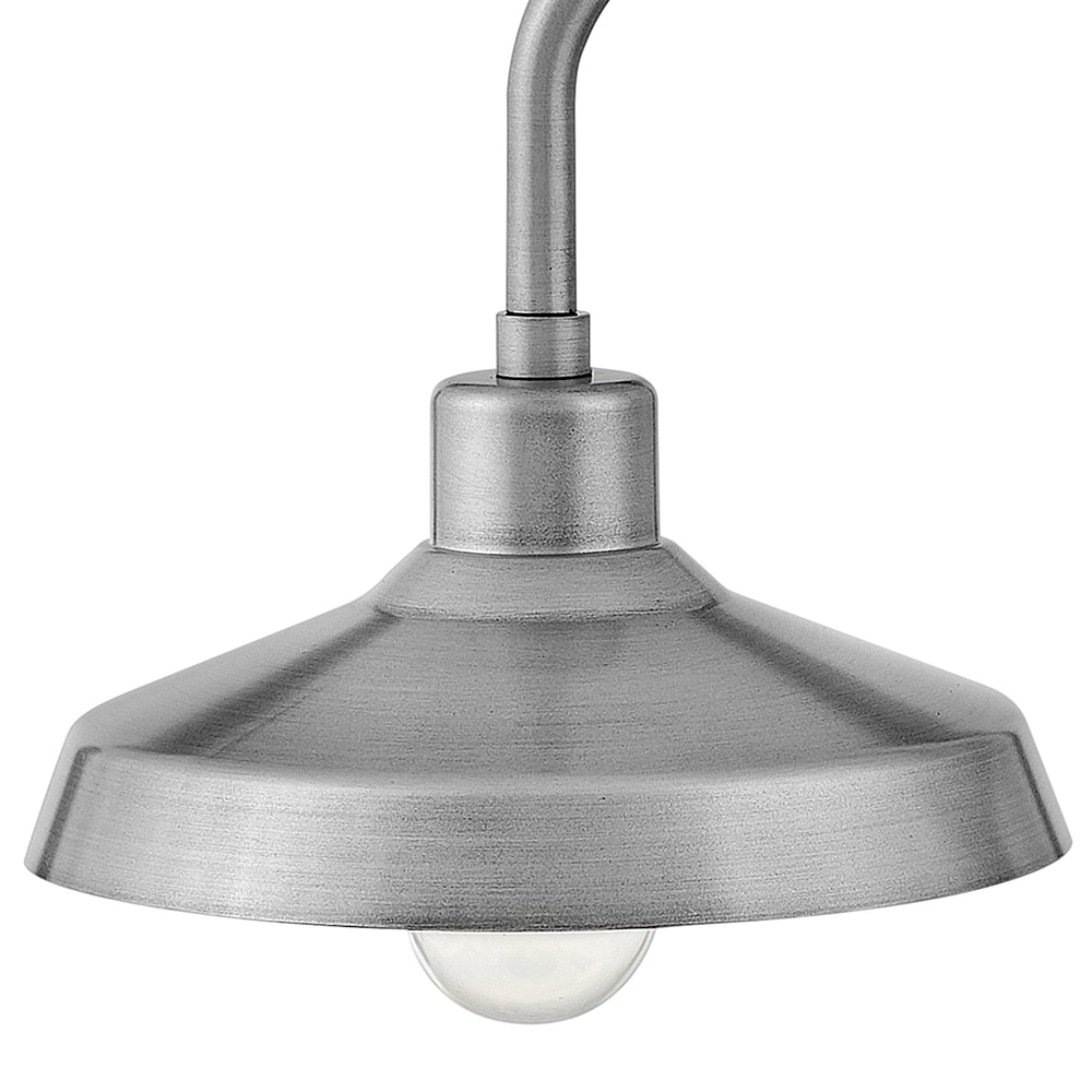 Antique Brushed Aluminum Dimmable Lantern Wall Light