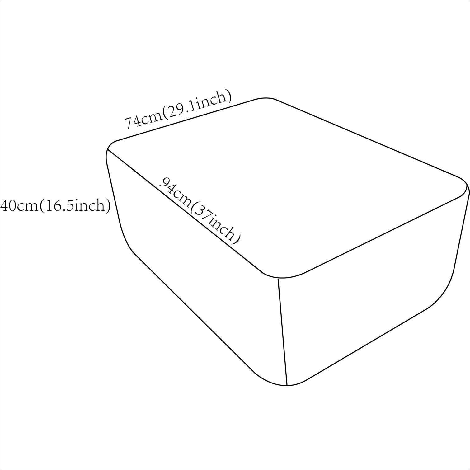 Naturefalls GF120P0KD0NW Indoor-Ottomans - View #3