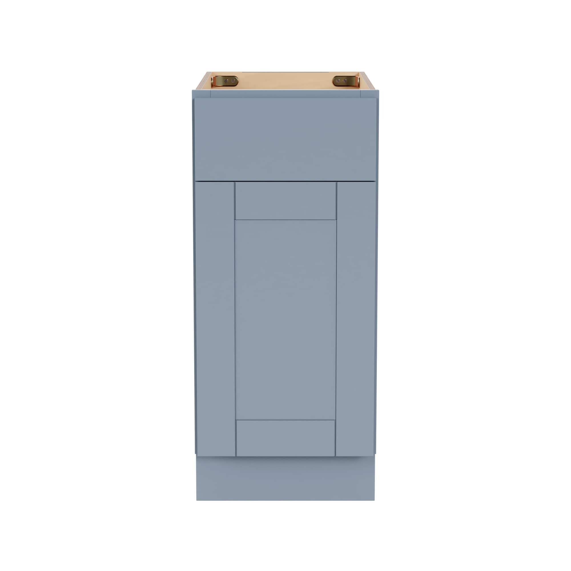 Arcade Green 404B1524 15-in W x 34.5-in H x 24-in D Gray Birch Base Fully assembled Plywood Cabinet Shaker)