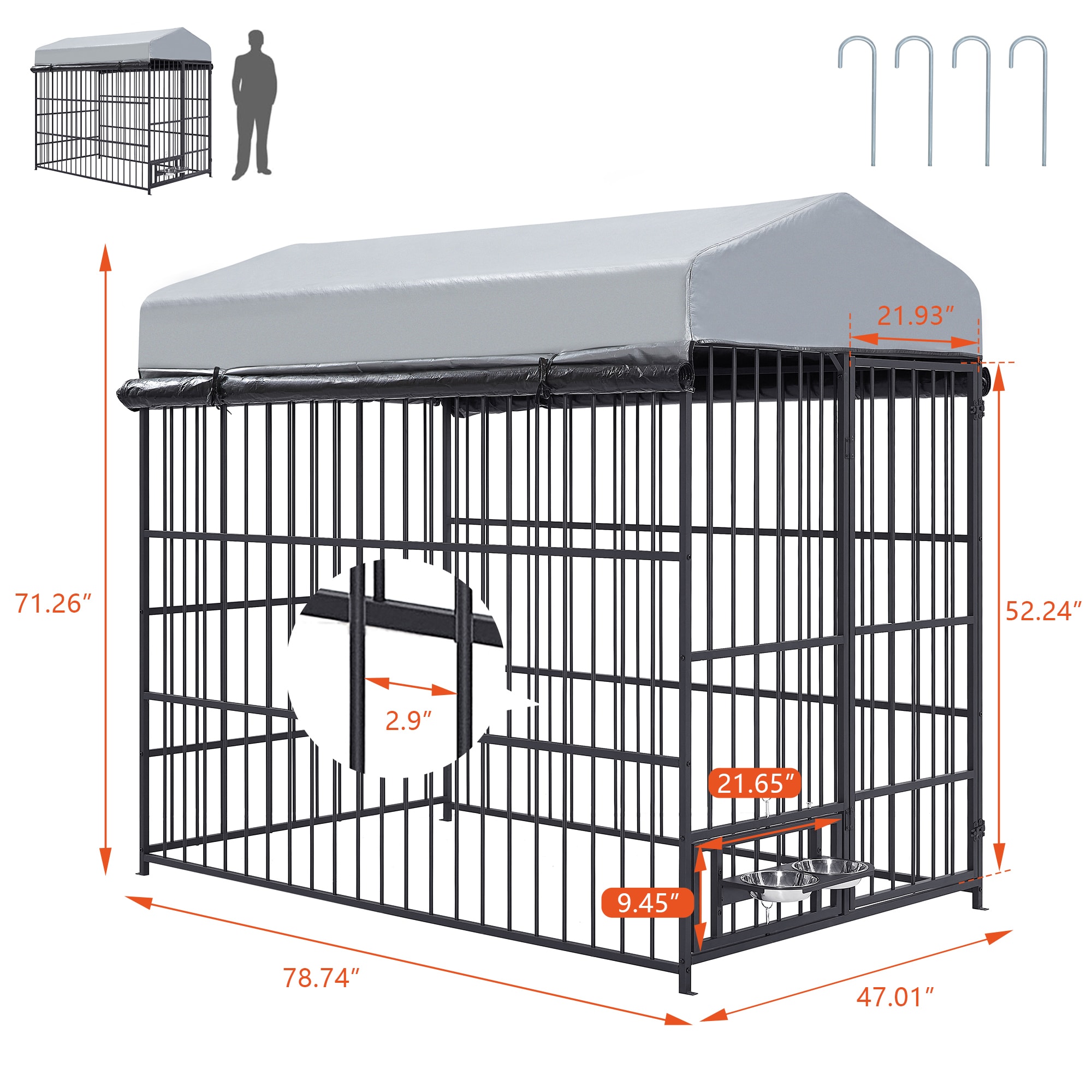 Gaierptone CRXIBN564FV Pet-Crates-Carriers - View #10