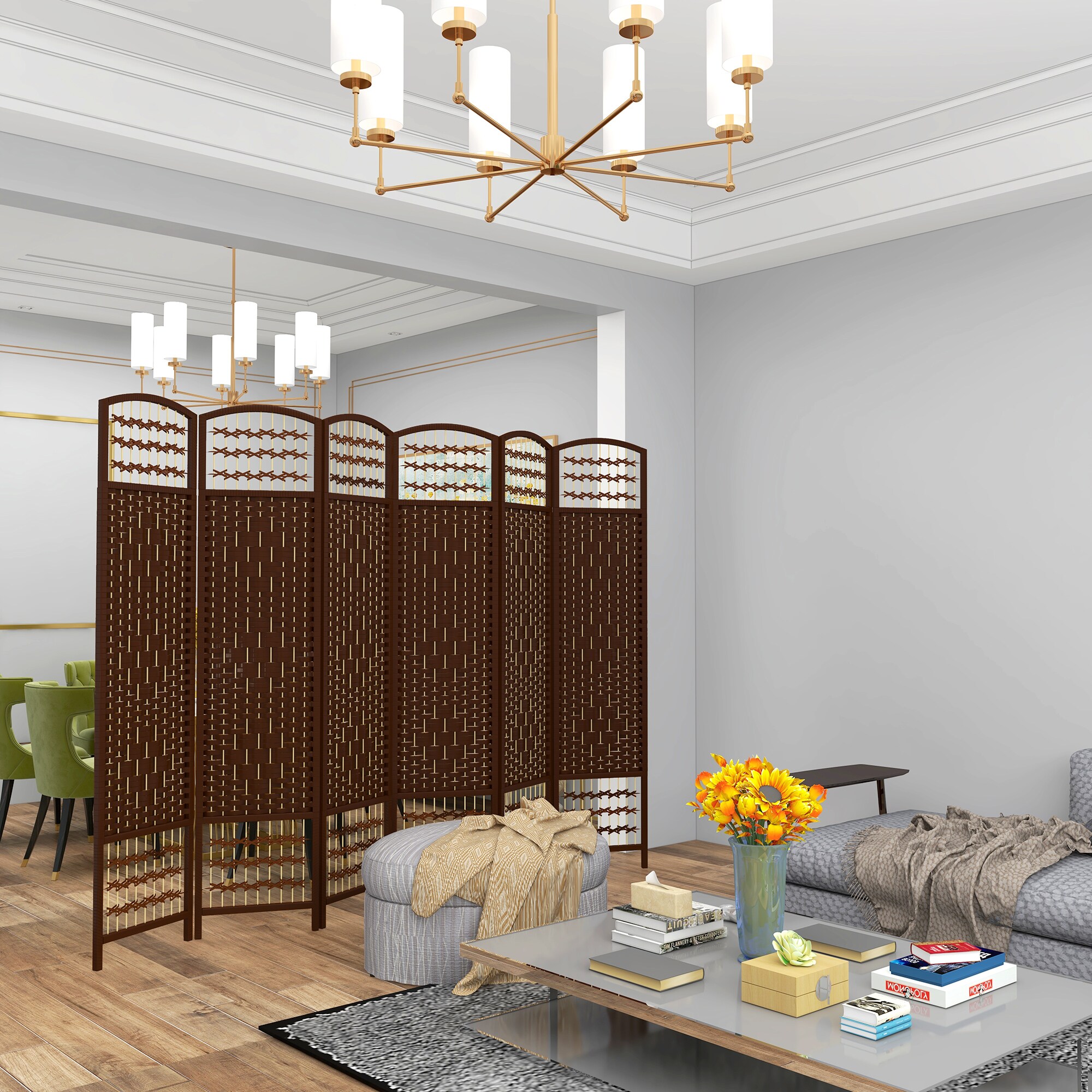 HomCom 830-701V02BN Indoor-Privacy-Screens - View #2