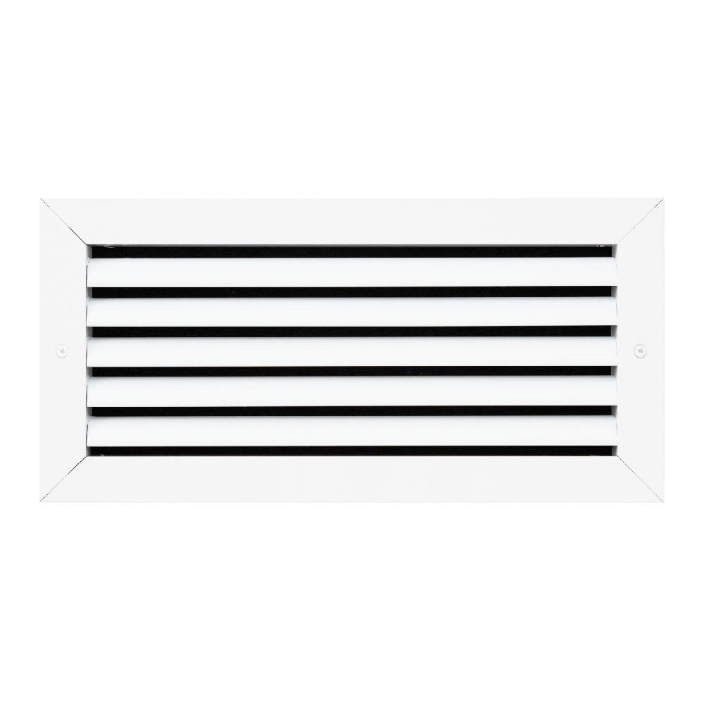 ACLaminaire L-RA 14X4 14-in x 4-in Aluminum White Sidewall/Ceiling Grille