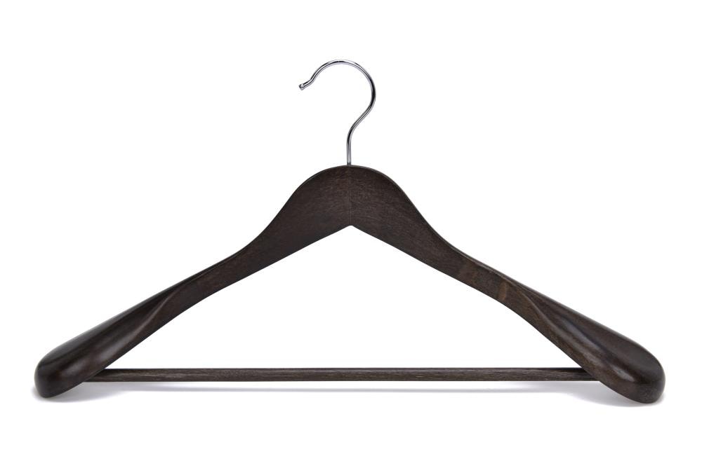 StorageWorks 6-Pack Wood Non-slip Grip Clothing Hanger (Walnut) at