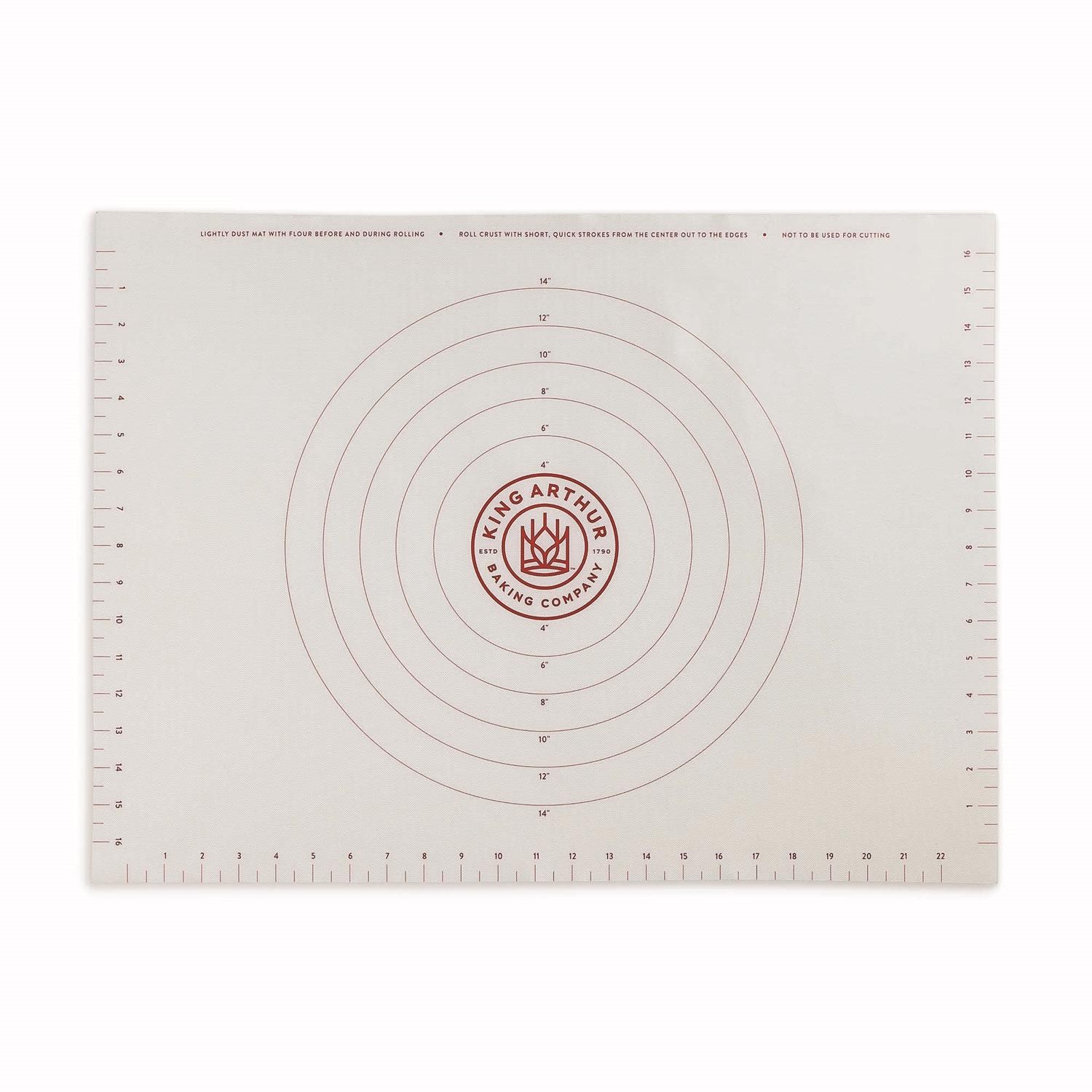 King Arthur's Tools King Arthur Baking Company 18 in. W X 25 in. L Baking Mat White 1 pc