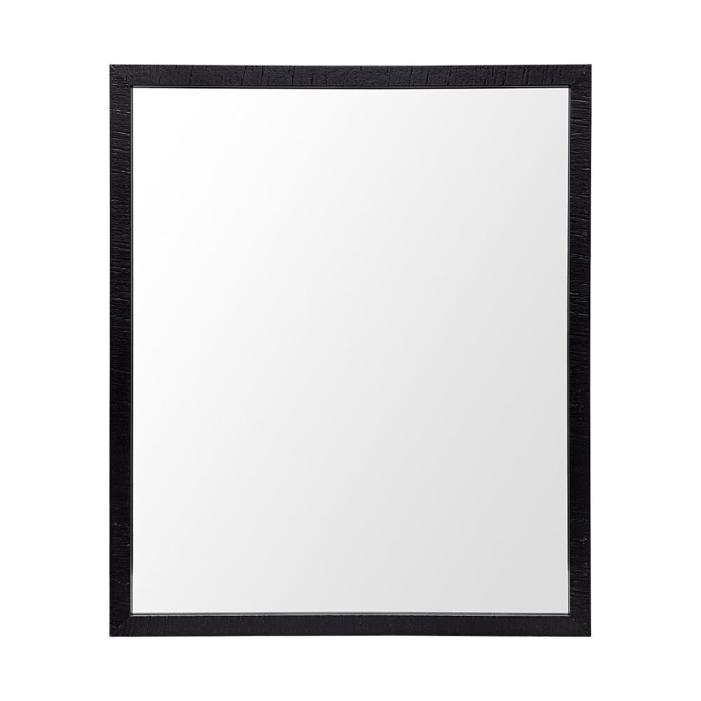 Mercana MIR-D235-P2024SP Blackcomb series 21.5-Inches W x 25.5-Inches H Rectangle Black Framed Wall Mirror