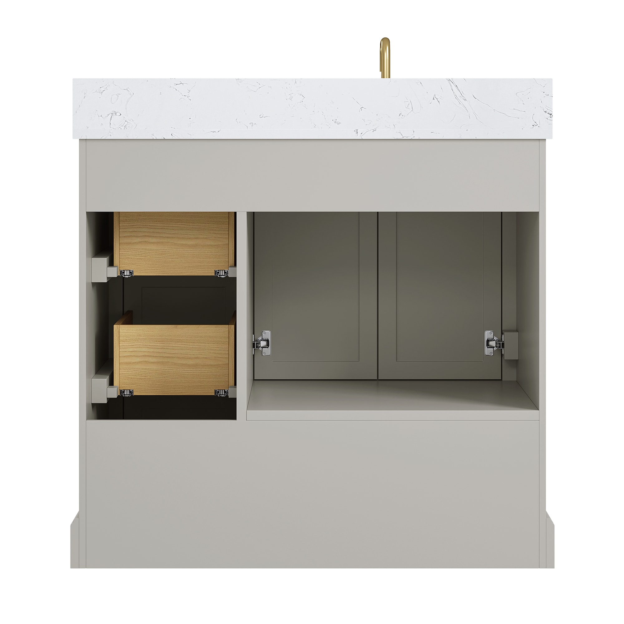 DELUXE LIVING V24028-36FG Bath-Vanity-Combo - View #15