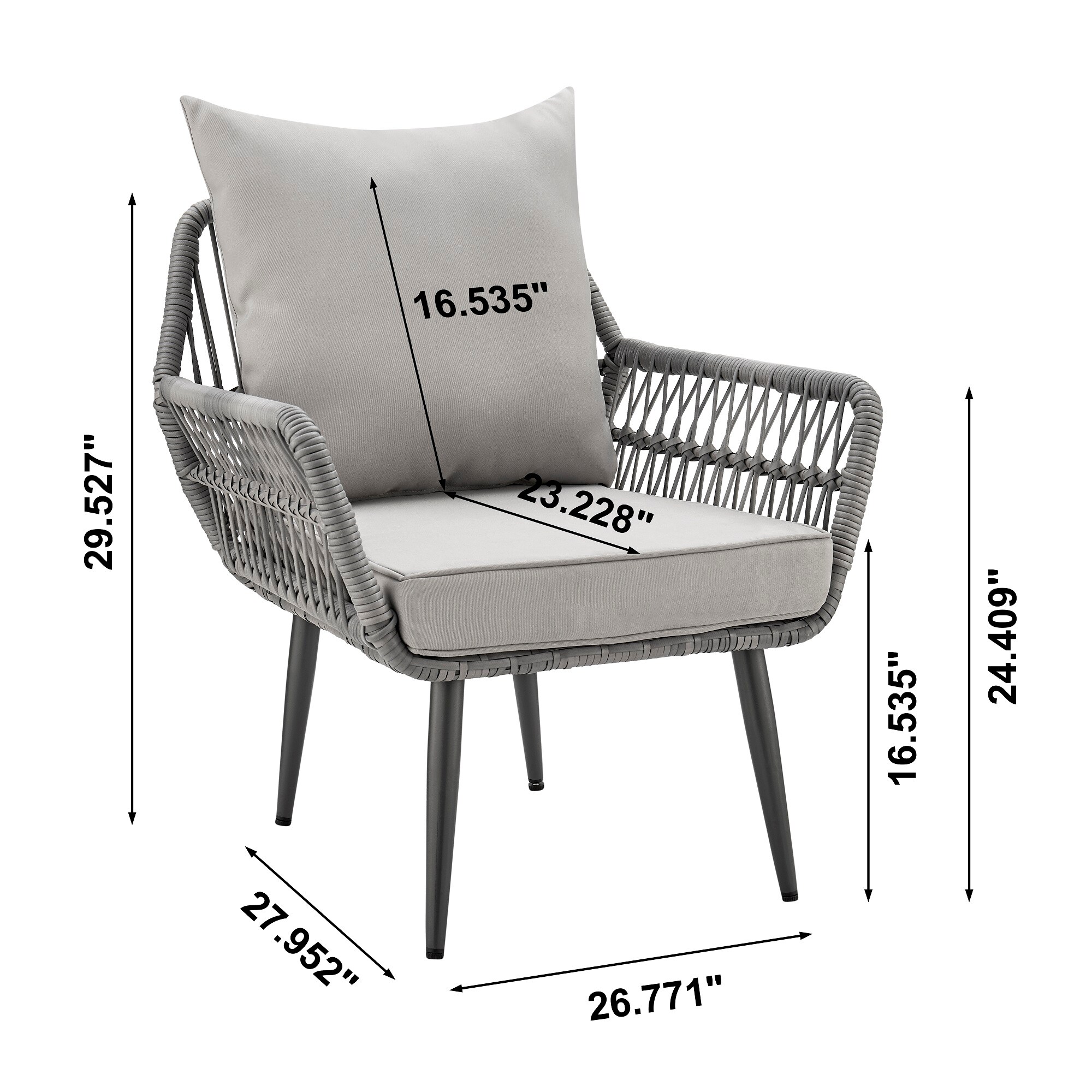 Manhattan Comfort OD-CV012-GY Patio-Conversation-Sets - View #3