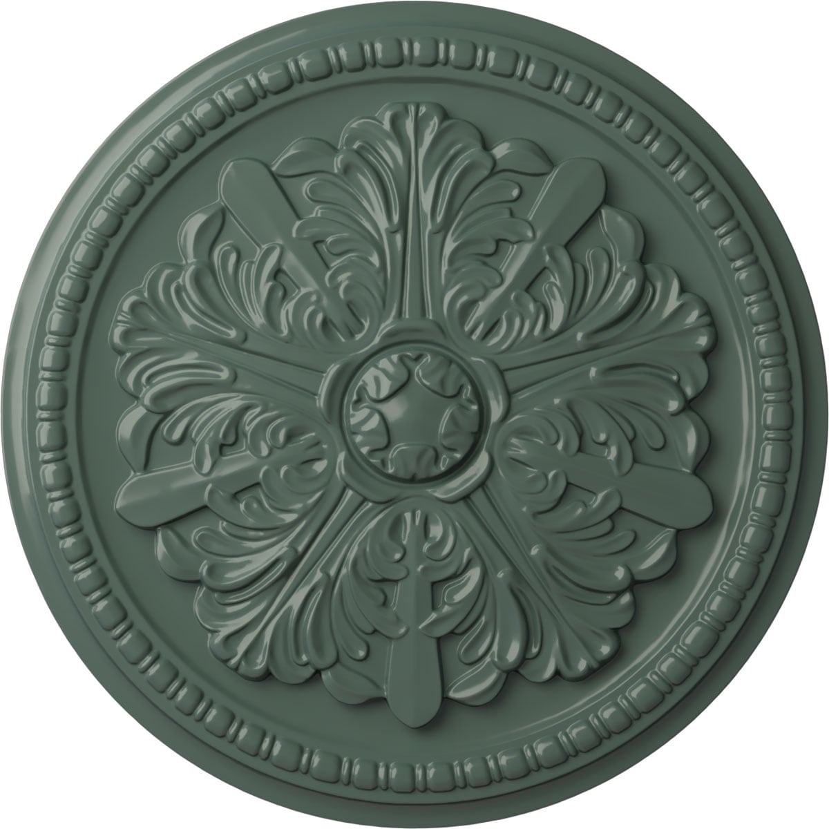 Ekena Millwork CM16SWCBF Swindon 16.875-in W x 16.875-in L Painted Cloud Burst Polyurethane Whole Ceiling Medallion