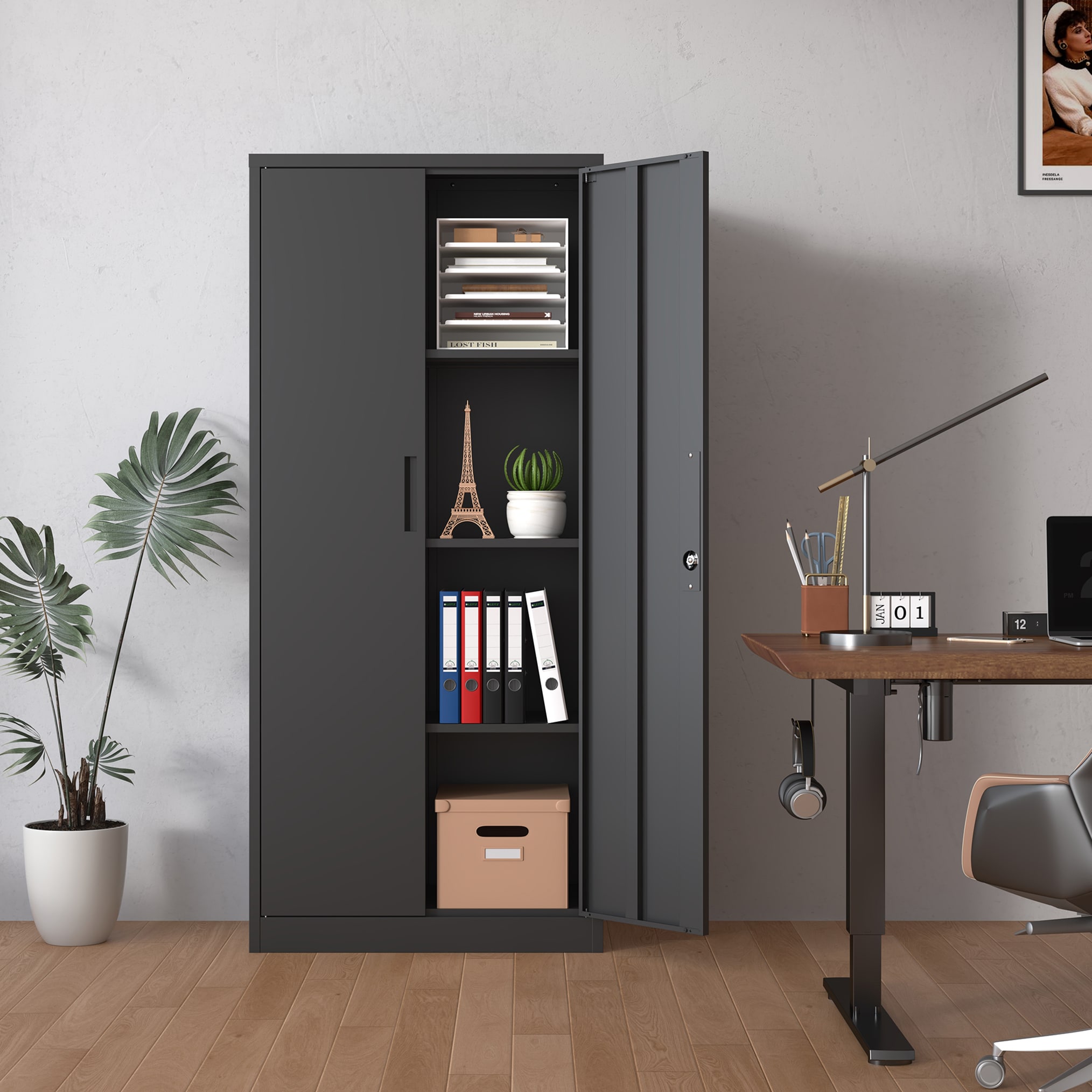 Kahomvis MAKE-QPO2-545 Storage-Cabinets - View #2