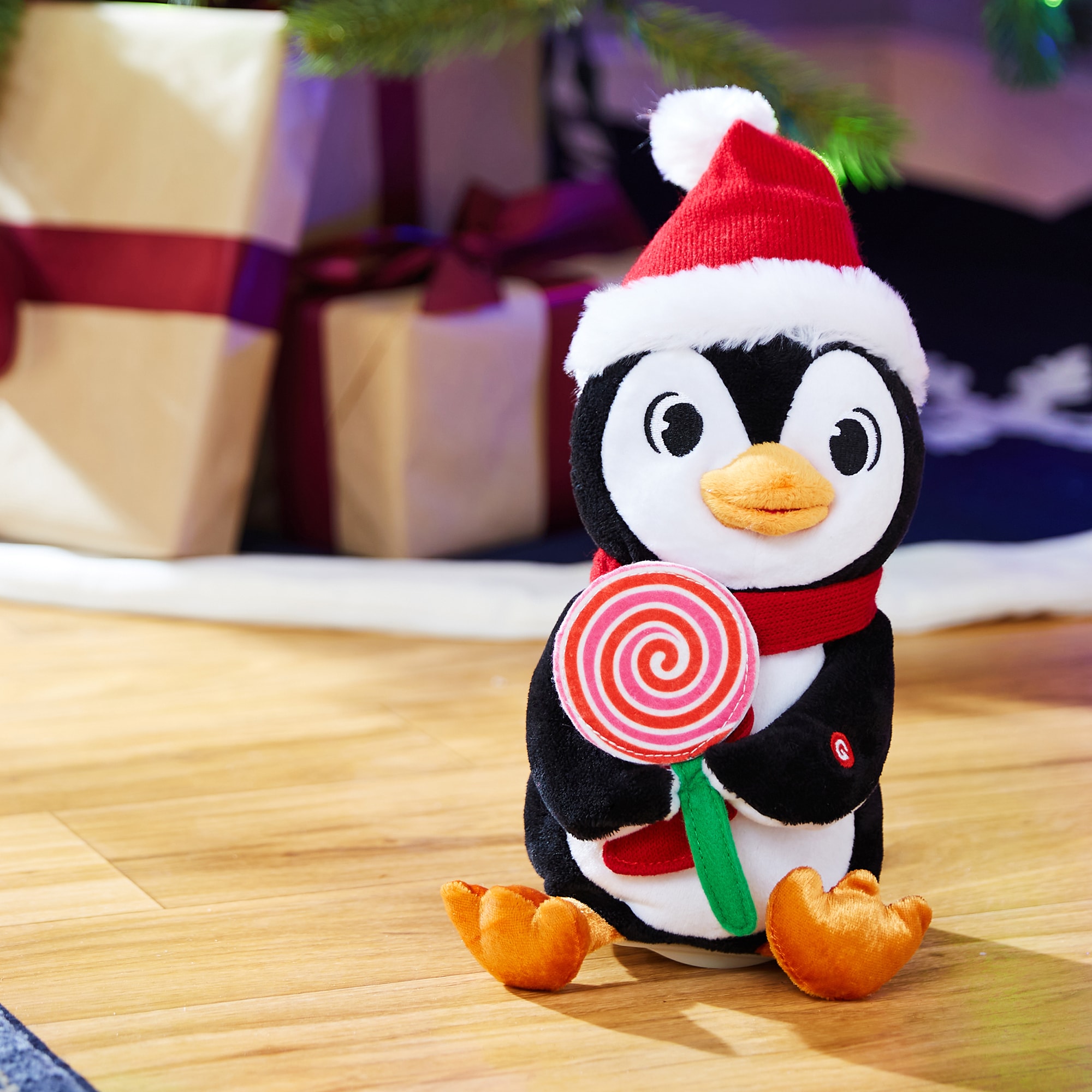 Festive Productions Animated Christmas Plush Animal Christmas Decorations 