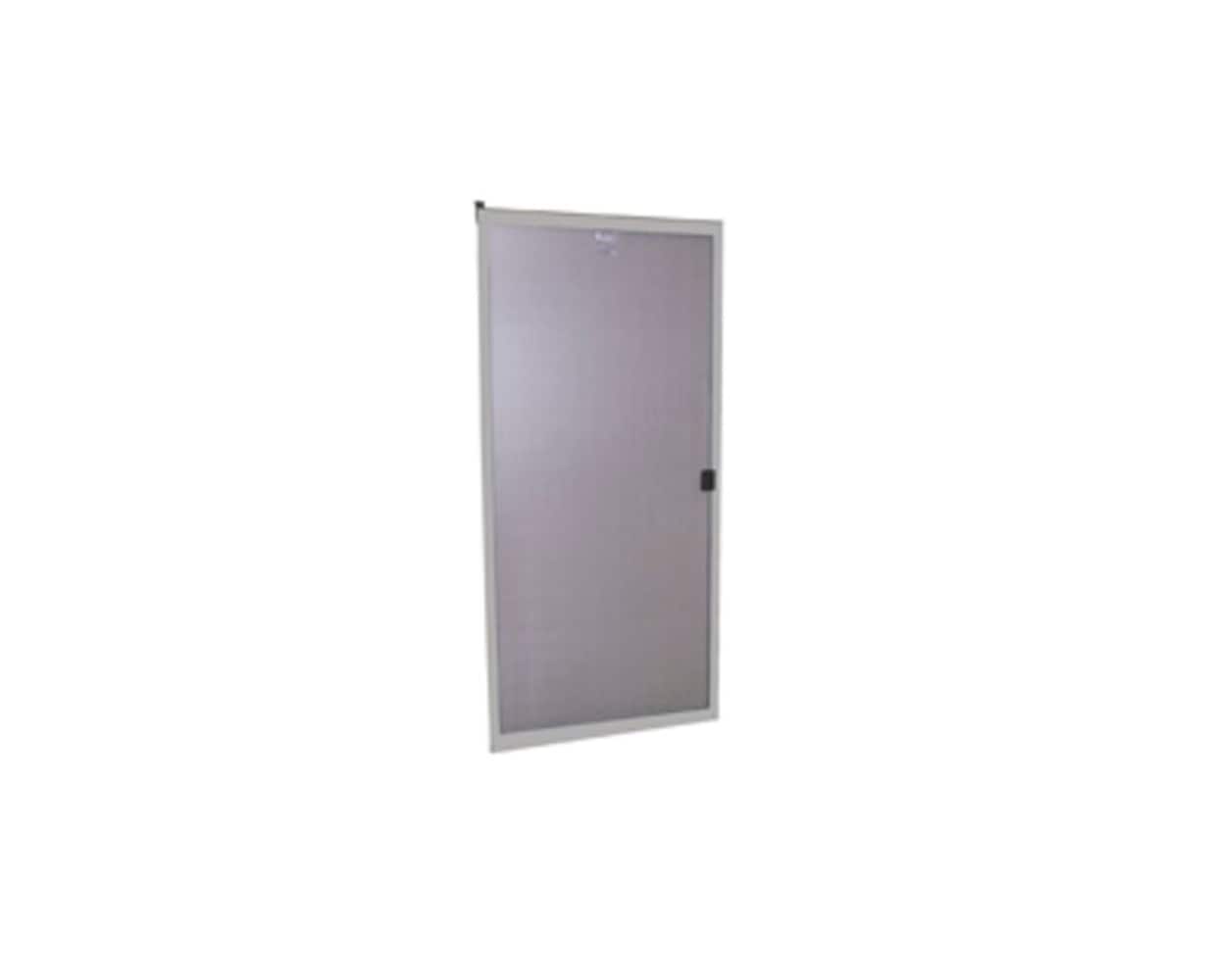 RITESCREEN 630030 30-in x 78-in Gray Fiberglass Sliding Single Screen door (Handle Included)