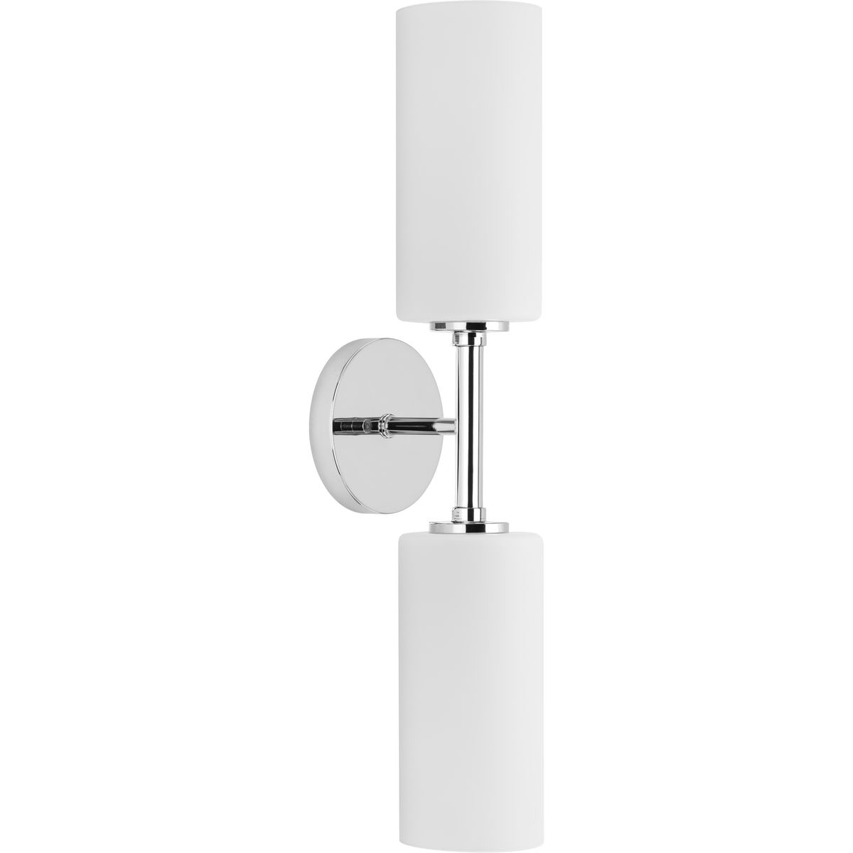 Progress Lighting P710116-015 Cofield 22.5-in W 2 -Light Polished Chrome Transitional Wall Sconce