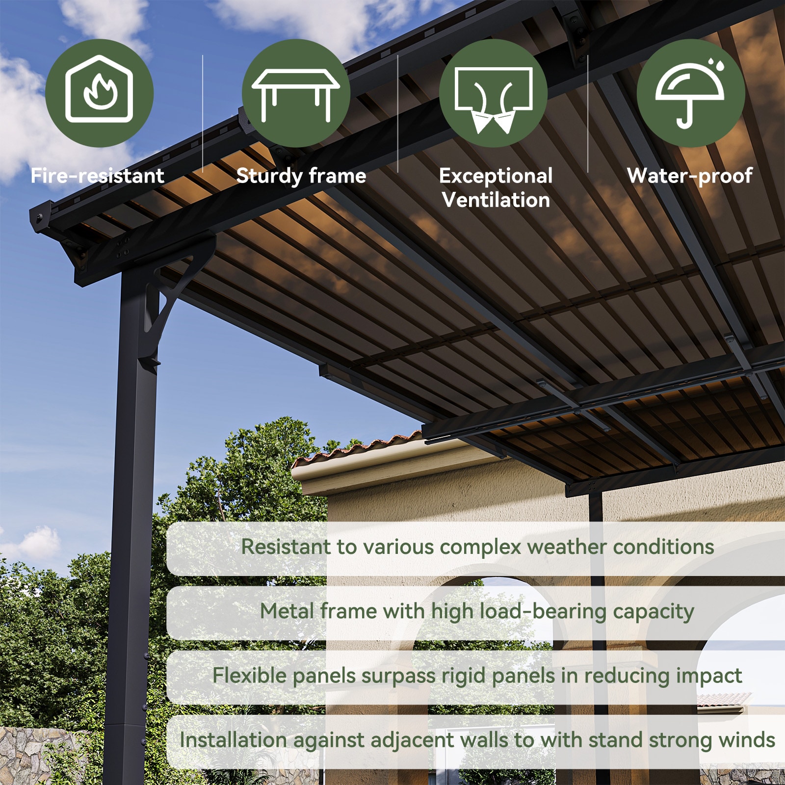 AOXUN SG402BK05ABC Pergolas-2 - View #3