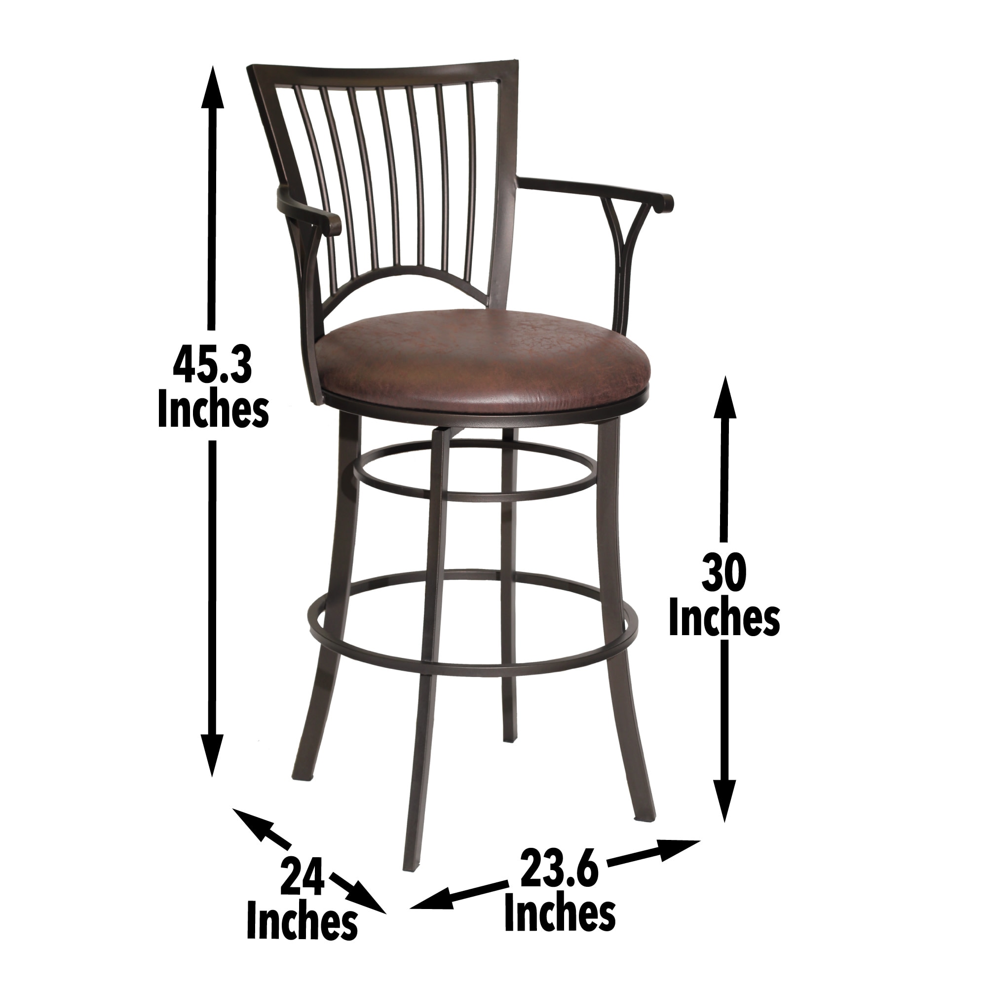 Steve Silver BAY600BS stools - View #5