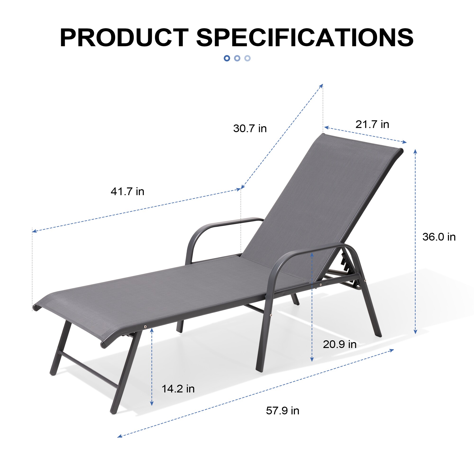 Crestlive Products CL-LG024GRY-2 Patio-Chairs - View #3