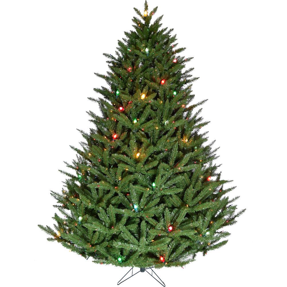 Christmas Time CT-HVC7065-ML 6.5-ft Pre-lit Artificial Christmas Tree with 700 Constant Multicolor (Color Lights) Incandescent Lights (1 Set)