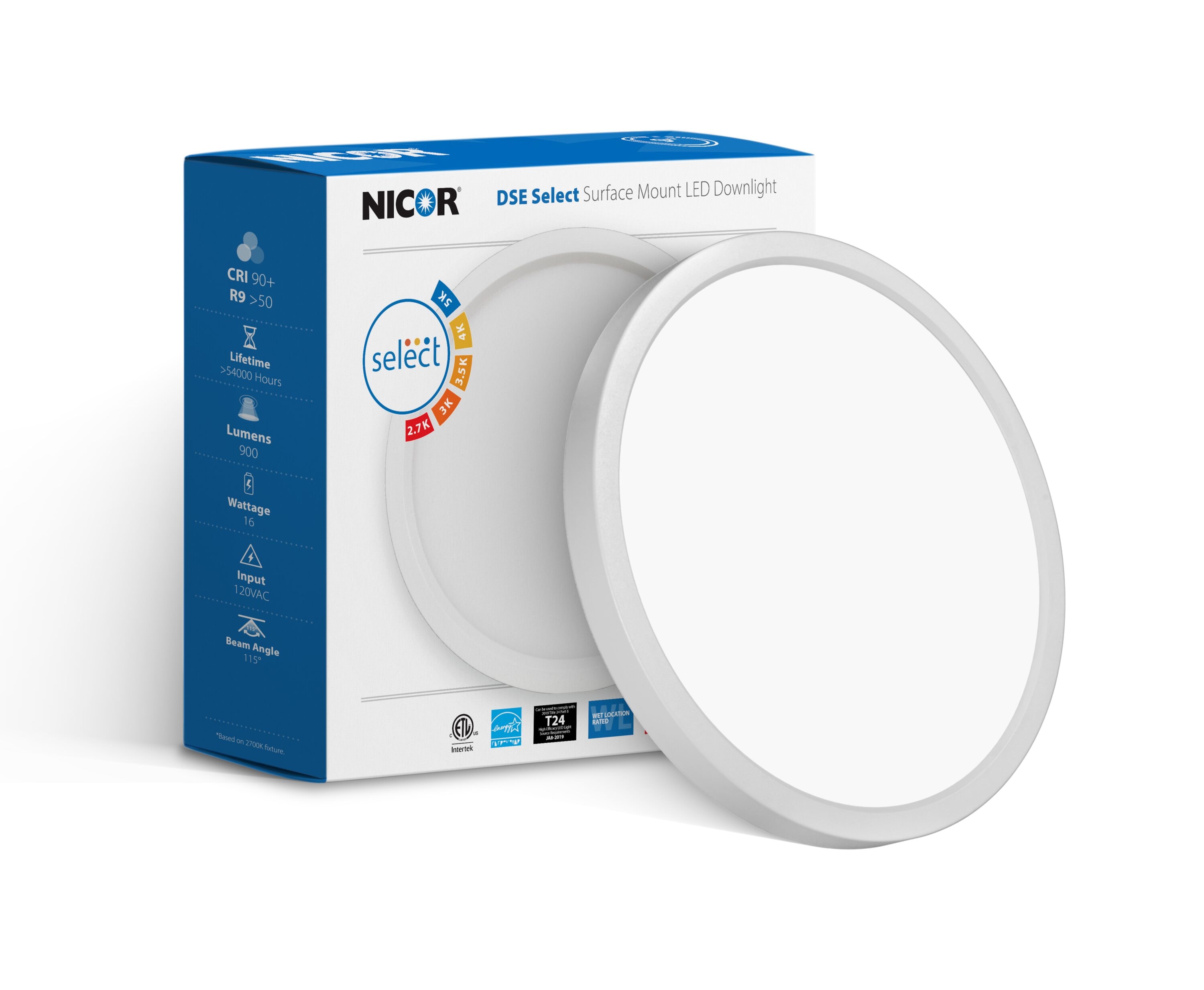 Nicor Lighting DSE93120SRDWH flushmounts - View #7