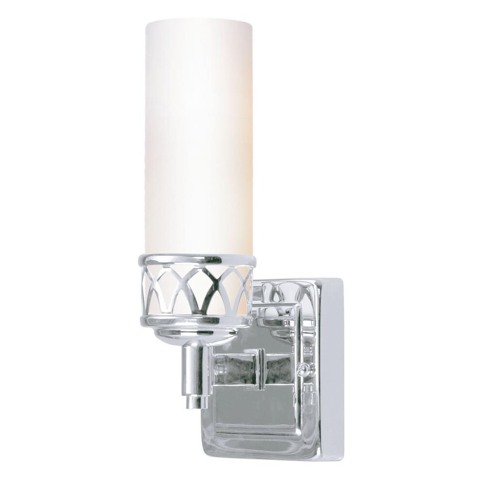 Livex Lighting 4721-05 Westfield 4.5-in W 1 -Light Chrome Transitional Wall Sconce