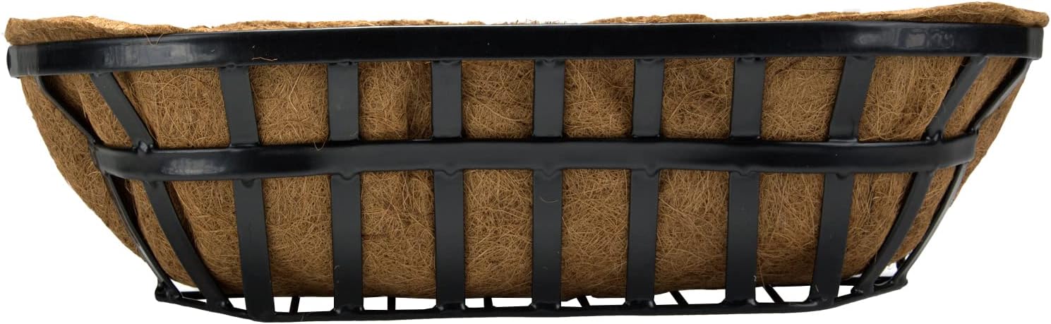 Ashman Online TROUGH1PACK Round 5.0-Inches W Medium Multiple colors/finishes Metal Outdoor Deck box planter with Drainage Holes Stand Included