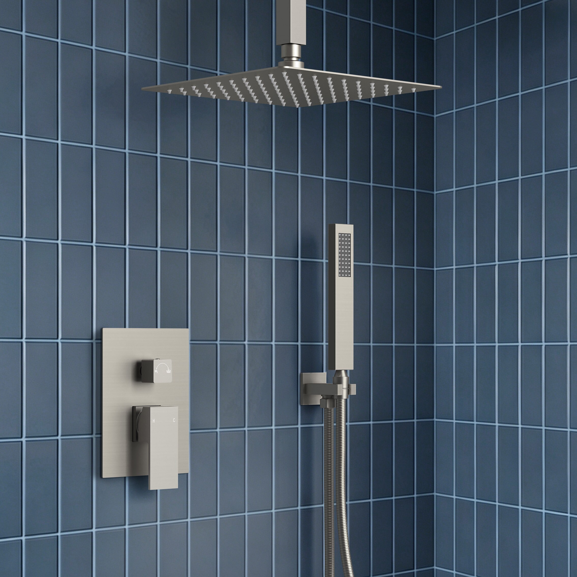 YAWWALK C00.CR08.BN Showerhead-Bar-Panels - View #2
