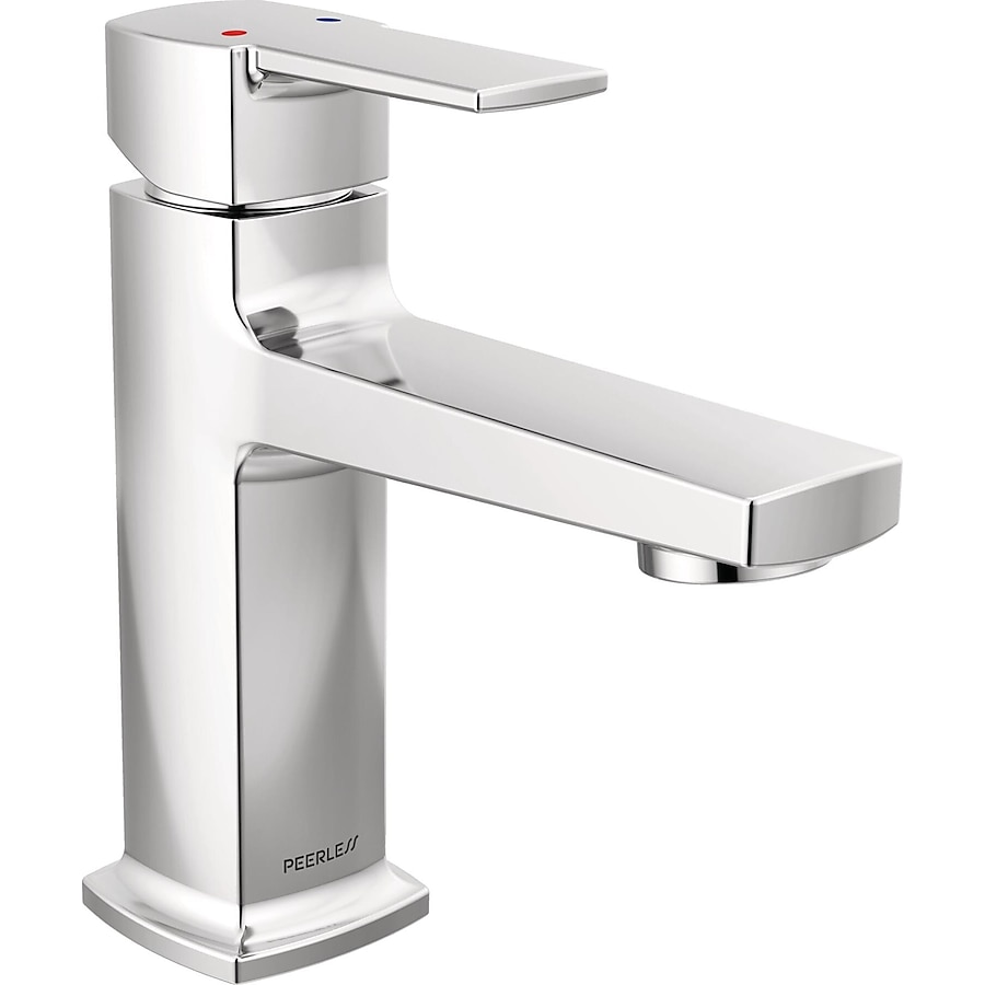 Peerless Chrome 1-Handle Deck-Mount Low-Arc Handle Kitchen Faucet (Deck Plate Included) Peerless Chrome 1-Handle Deck-Mount Low-Arc Handle Kitchen Faucet (Deck Plate Included)