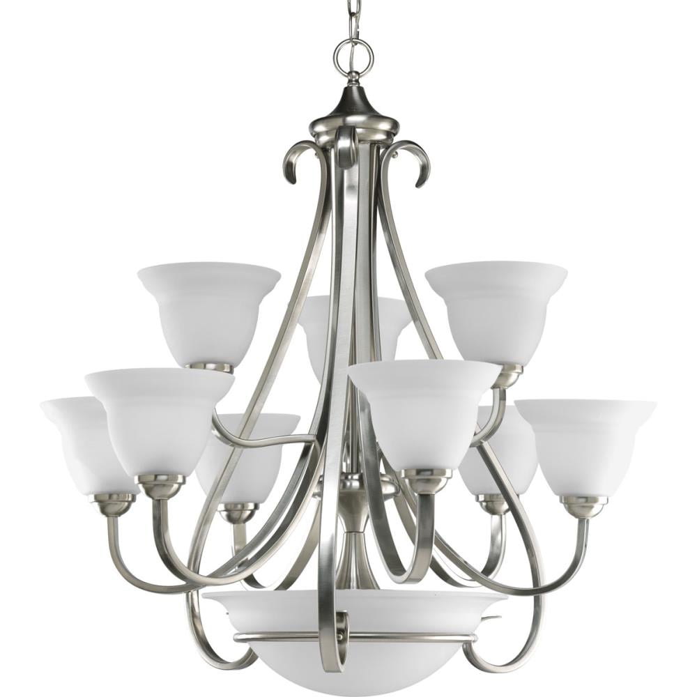 Progress Lighting Torino 5-Light Brushed Nickel Transitional Chandelier