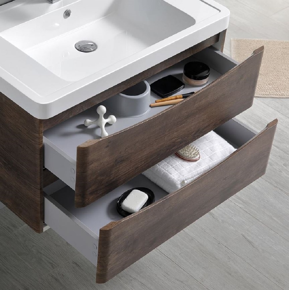 Fresca FVN9040RW Bath-Vanity-Combo - View #9