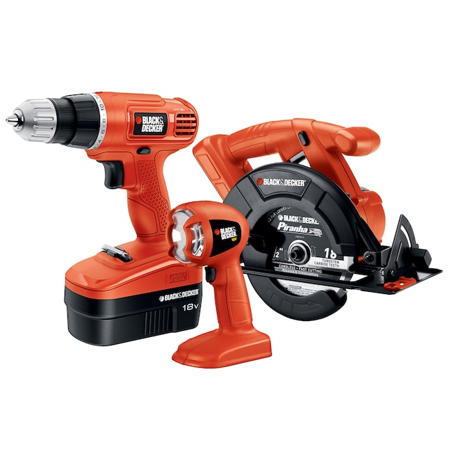 BLACK+DECKER 3-Tool Power Tool Combo Kit (1-Battery Included and