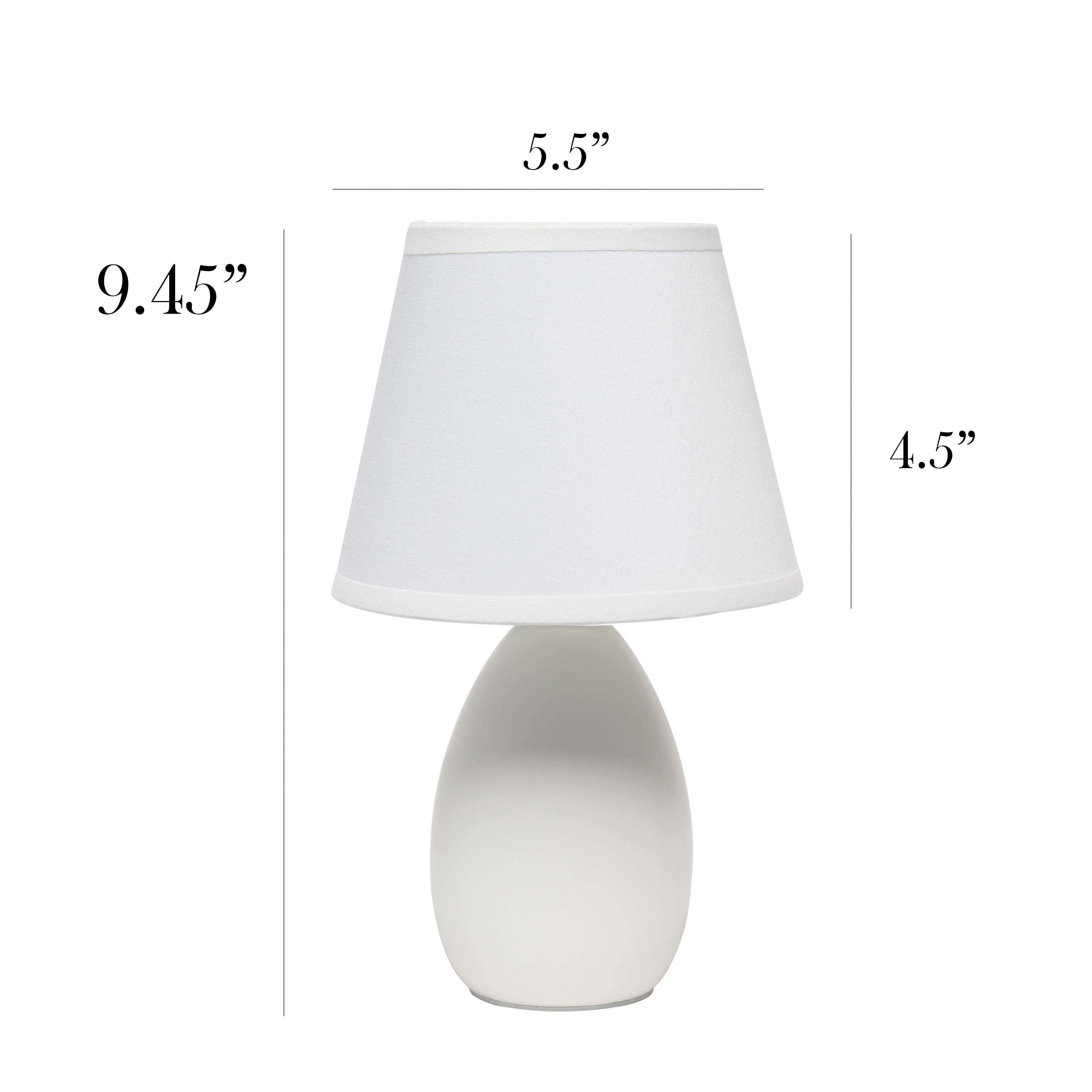 Simple Designs LT2009-OFF-LB Table-Lamps - View #3