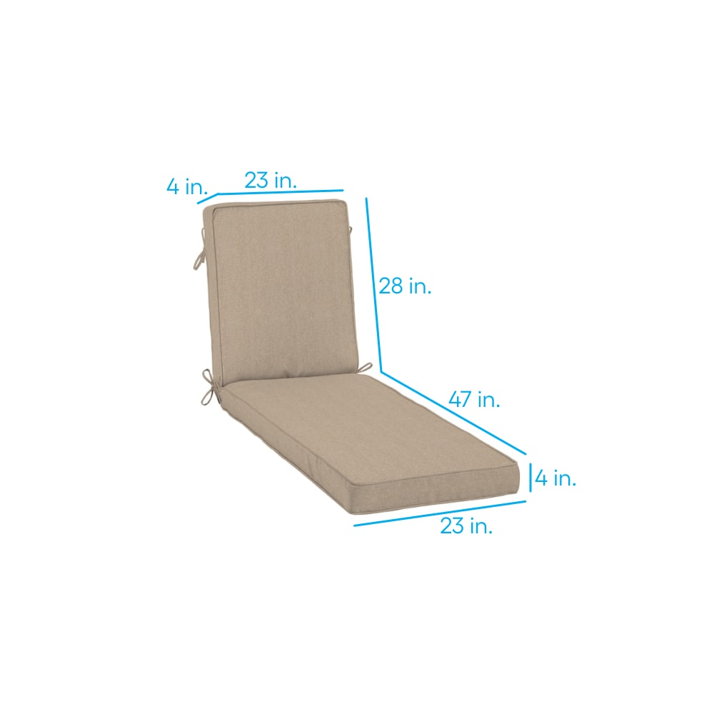 allen + roth with STAINMASTER XQ07H01B-D9C1 Patio-Furniture-Cushions - View #2